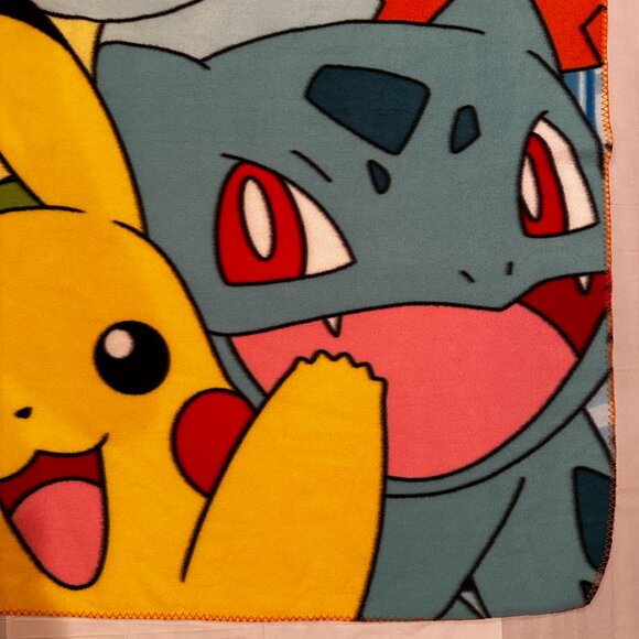 Pokemon Pikachu and Friends 57" x 44" Throw Blanket - Picture 10 of 12